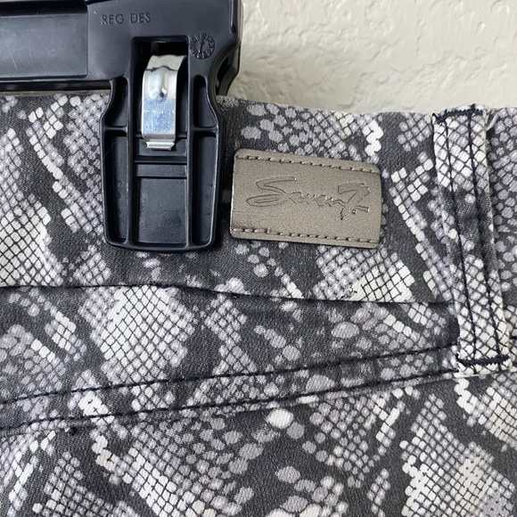 Seven7 Womens Pants Jeans Size 16 Snake Print High Rise Skinny - Picture 5 of 6